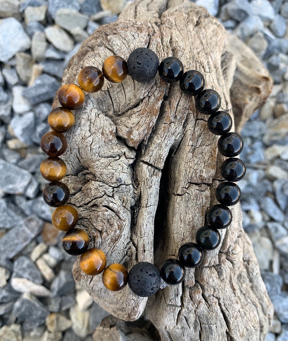 Image of Reiki Charged Dual Tigre Bracelet 