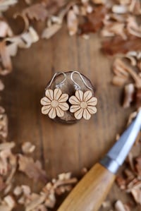Image 1 of Daisy Flower- Earrings 