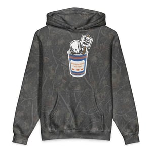 Image of Death before decaf RWK X Archer Valentine collab hoodie
