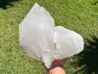Image 5 of Large Clear Quartz Self Healed Points Cluster  Statement Piece #2063