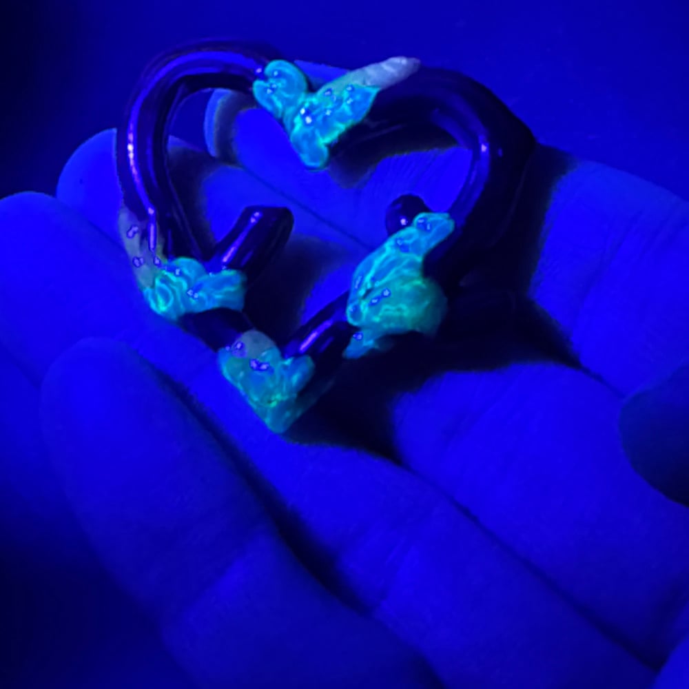 Image of Wooden Heart Frame Pendants