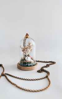 Image 1 of Bunny terrarium necklace 