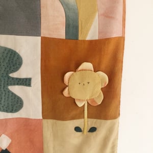 Image of Patchwork baby summer blanket 