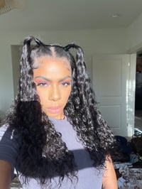 Image 5 of 22 inch DEEP WAVE HD LACE FRONTAL WIG