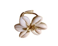 Image 2 of Cowry Flower Ring - Adjustable