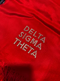 Image 1 of RED PASHMINA SCARF