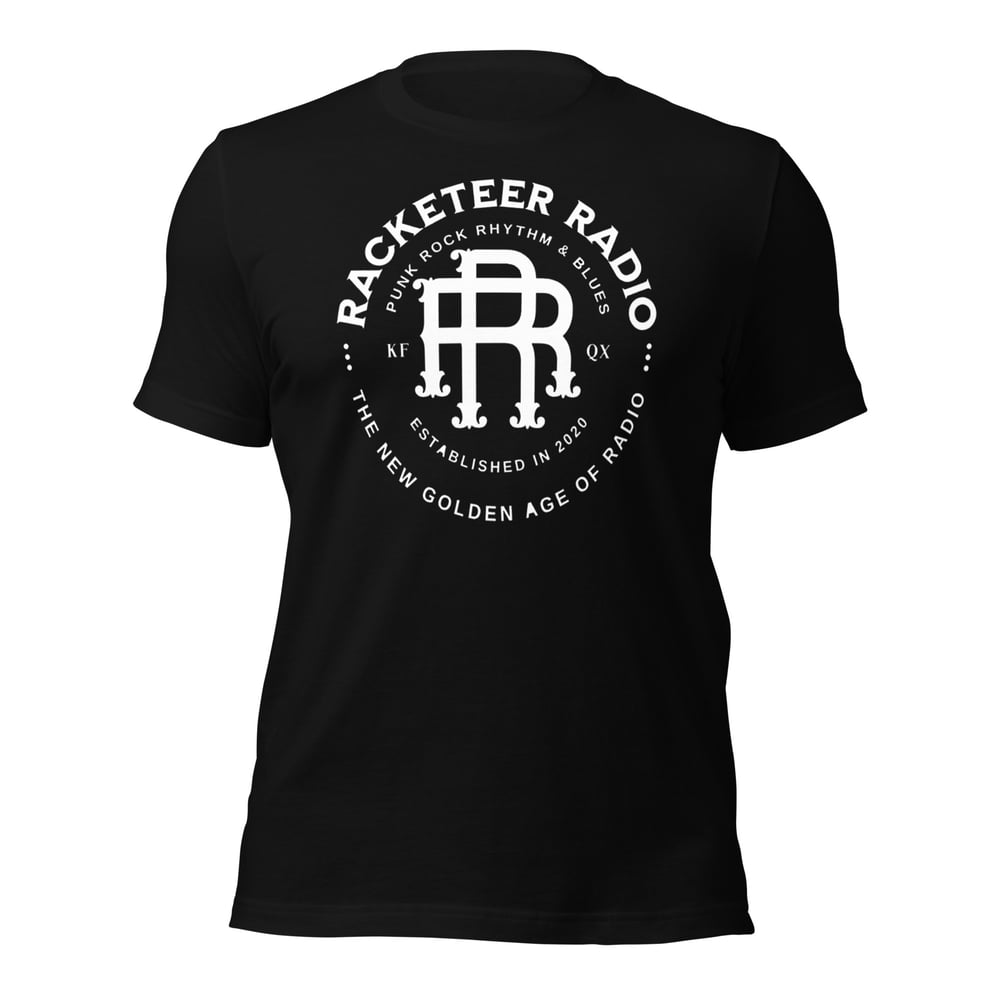 Racketeer Radio KFQX Emblem Unisex t-shirt