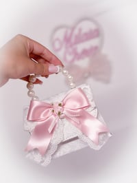 Image 1 of Mimi Lace Pearl Mini Bag