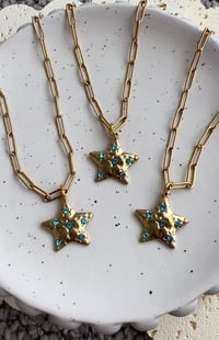 Image 3 of STAR GEM PENDANT / CHAIN