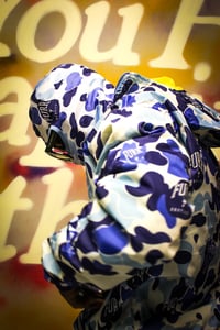 Image 2 of Furr windbreaker hoodie (blue)