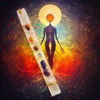 Image 1 of Chakra Selenite Energy Wand