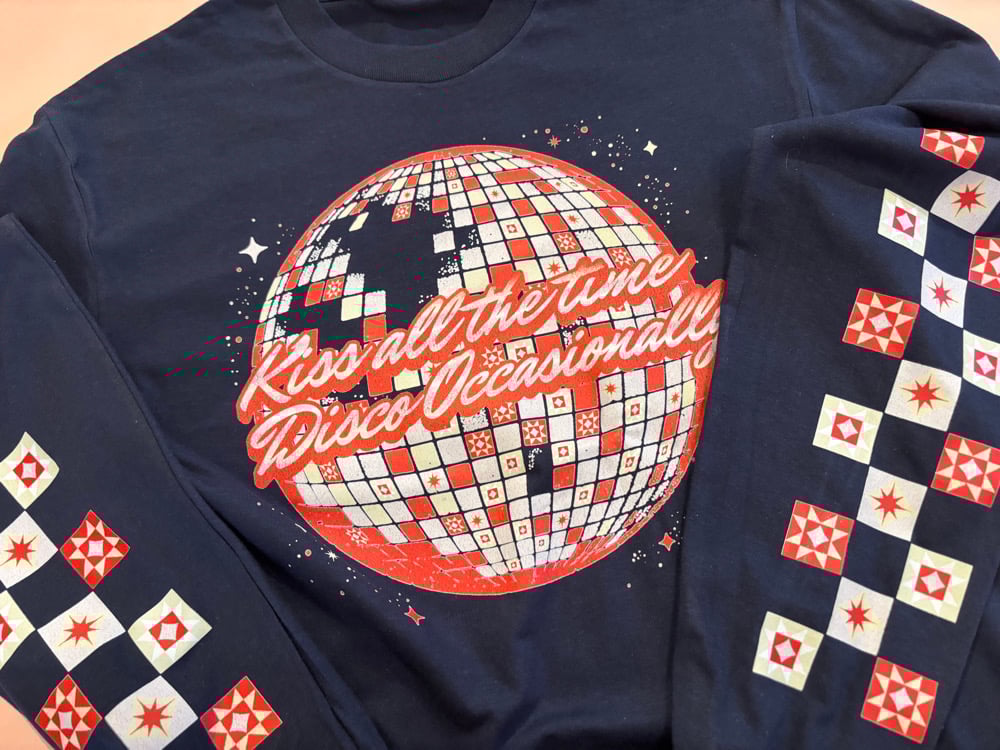 Image of Kiss all the time disco occasionally long sleeve tee/jumper