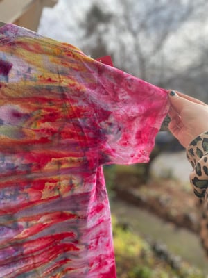 Image of MEDIUM Mom I'm Scared Come Pick Me Up Tie Dye Shirt 6