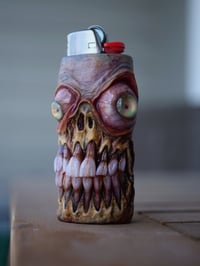Image 20 of Monstrous Glow Bic Lighter Sleeve OOAK