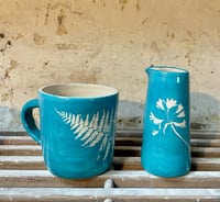 Image 3 of Fern Mug - Dark Turquoise 