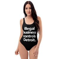 Image 1 of Illegal Business Controls Detroit Swimsuit
