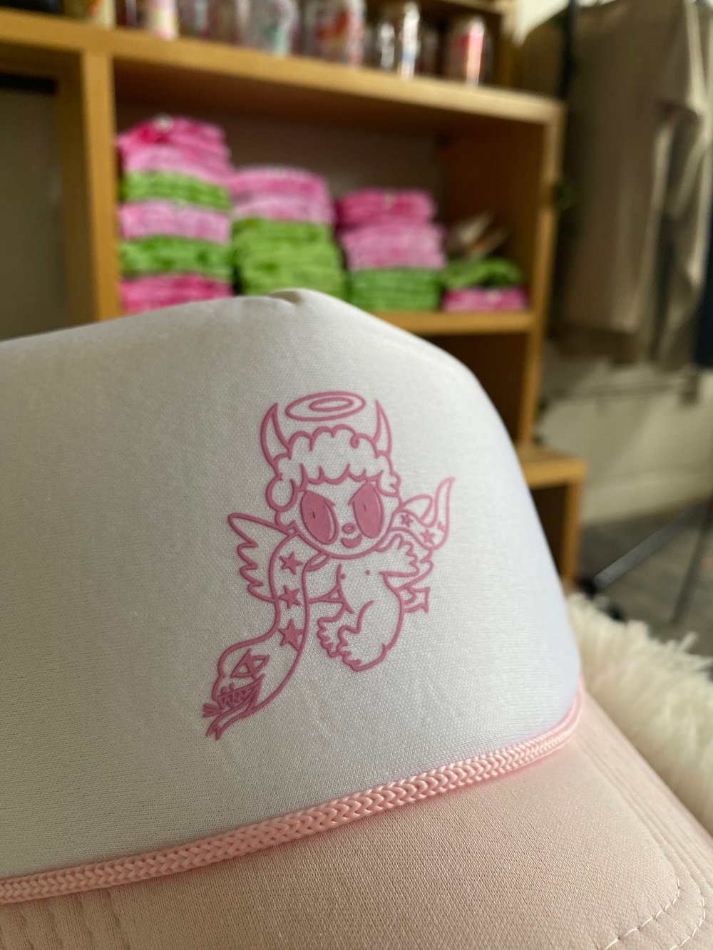 Image of ANGEL/DEVIL BICHOTA SEASON FOAM TRUCKER HAT