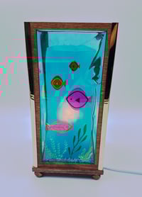 Image 5 of Square Fish Tank Table Lamp