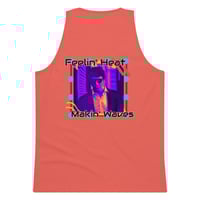 Image 1 of Feelin' Heat Makin' Waves - Men’s Premium Tank Top