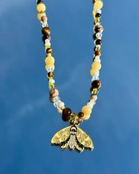 Image 3 of Crystal Moth Necklace