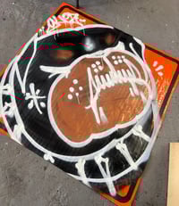 Bronze Black Dog Banner