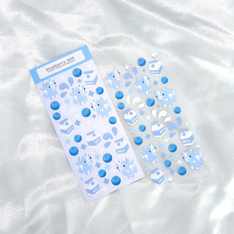 Image of Fruit Milk Sticker Sheets