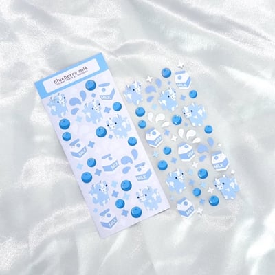 Image of Fruit Milk Sticker Sheets