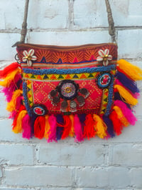 Image 1 of Rainbows shake your tassels- Bag- clutch or cross body/shoulder - xx