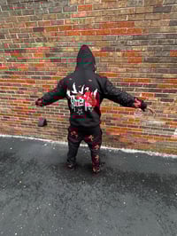 Image 1 of BLACK RHINESTONE KW TRACKSUIT