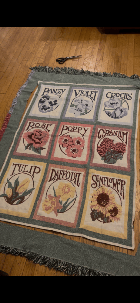 Sunflower Denim Vest, size XL