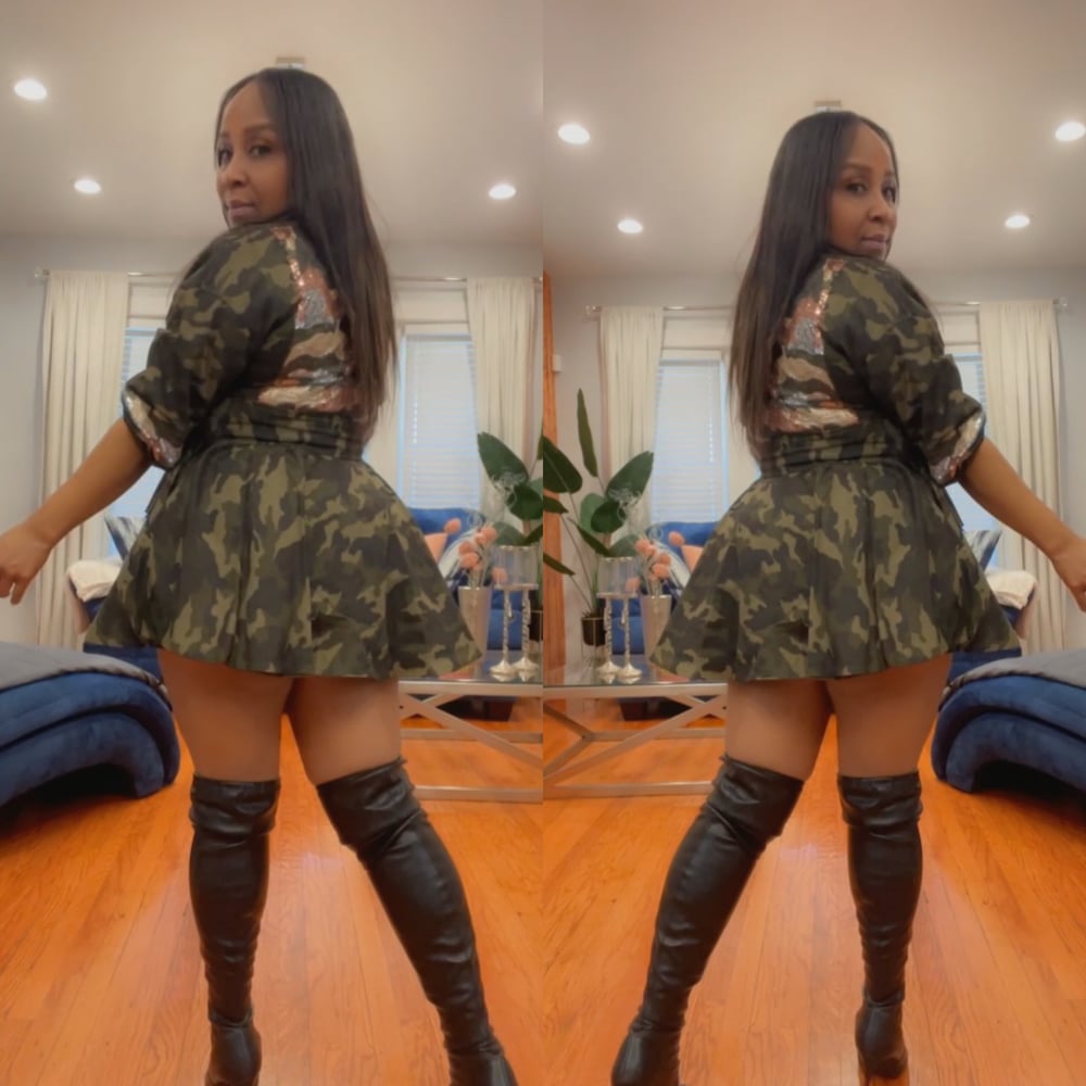 Image of Camouflage Sequin Peplum Jacket