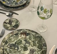 Image 2 of Copa de vino pintada a mano (73 cl) - Colección Duarte