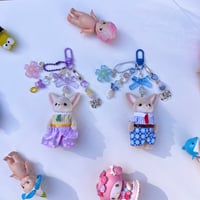 Image 1 of Fennec Fox Mother & Father Keychains