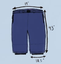 Image 5 of BLUE AND GREEN LIZARD PANTS