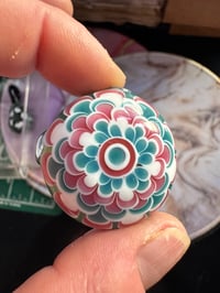 Image 5 of Blushing in Teal Hollow Pendant