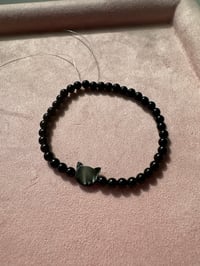 Image 2 of obsidian and cat 黑曜石猫头