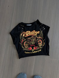 black fashion tee (sz med)