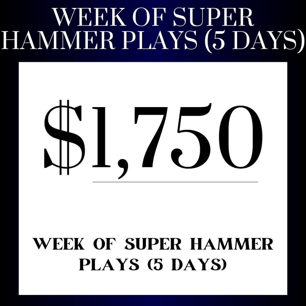 Image of WEEK OF SUPER HAMMERS ( 5 DAYS)