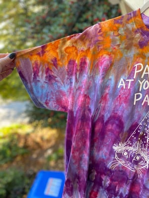 Image of XL Party At Your Own Pace Tie Dye Shirt 3