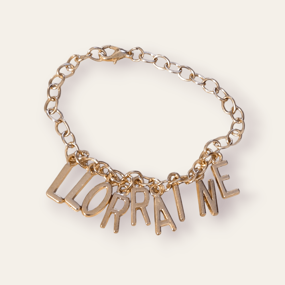 Personalized gold plated bracelets 
