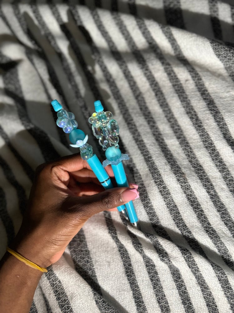 Image of Beaded Pens w Charms (spring/summer)