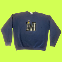Image 1 of Vintage Mickey Mouse Navy Crewneck (L)