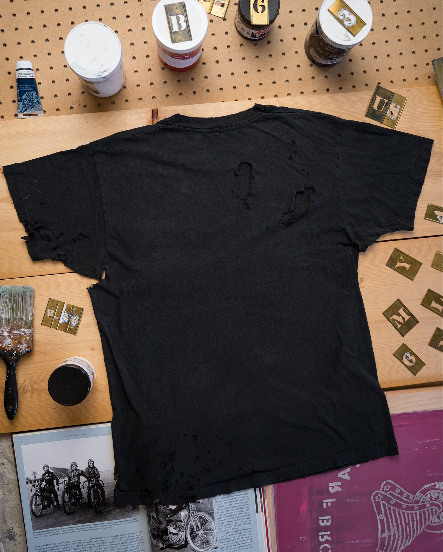 Image of Motor Club Tee (medium)-Black