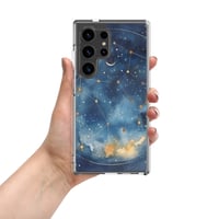 Image 3 of Celestial Constellation Night Sky Stars and Clouds Painting Clear Case for Samsung®