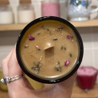 Image 1 of honey whiskey and lemon scented candle