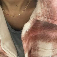 Image 3 of ELZA - Bracelet perlé Quartz fraise