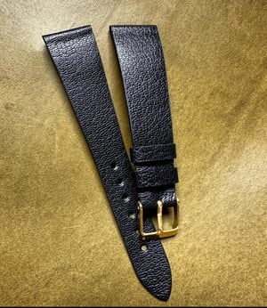 Image of The Thinnest - Premium Goatskin Extra Thin Watch Strap - Black