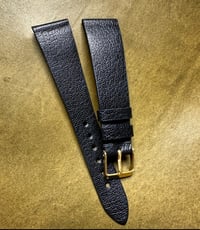 Image 2 of The Thinnest - Premium Goatskin Extra Thin Watch Strap - Black