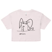 Image 15 of anxiety brain Women’s crop top 