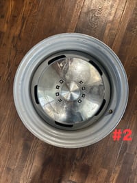 Image 4 of OEM Rally Allied Wheel Type 62 7" Mount Ring Hubcap Adapters - Set of 4